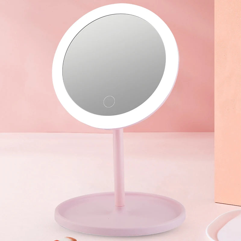 LED cosmetic mirror with dimmable