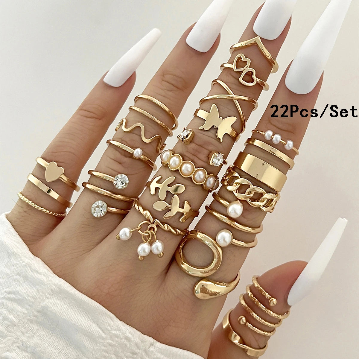Rings 23Pcs Knuckle