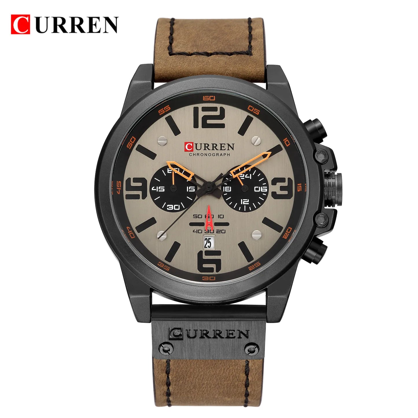 CURREN Mens Watches Top Luxury Brand Waterproof Sport