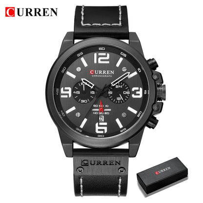 CURREN Mens Watches Top Luxury Brand Waterproof Sport