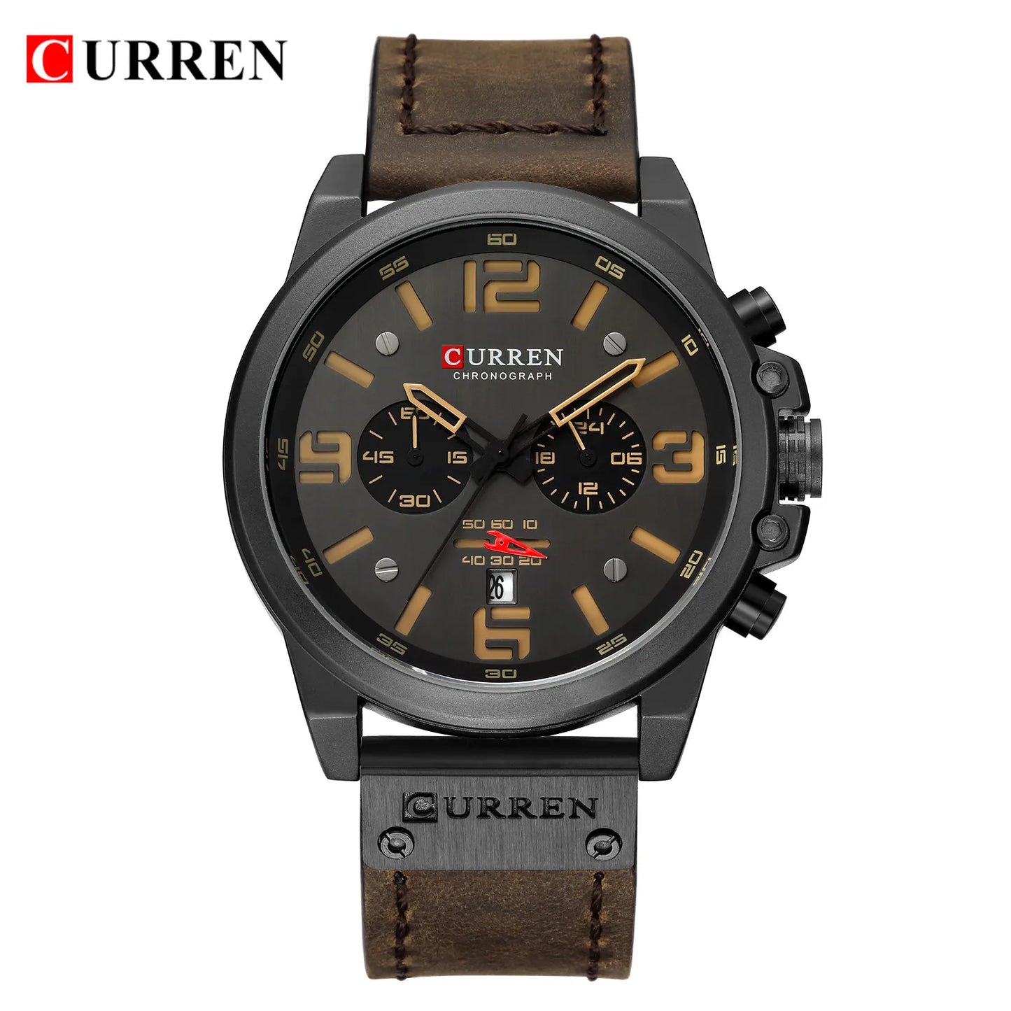 CURREN Mens Watches Top Luxury Brand Waterproof Sport