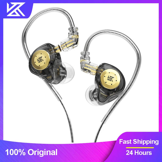 Pro Earphones Dynamic In Ear Monitor HiFi Wired Headphones