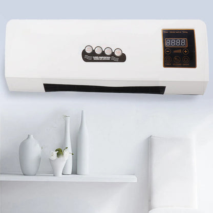 Wall Mounted Air Conditioning Hot Fan 10m Remote Control 1800W Air Conditioner Heater for Bedroom