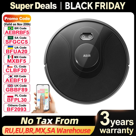 ABIR X8 Robot Vacuum Cleaner