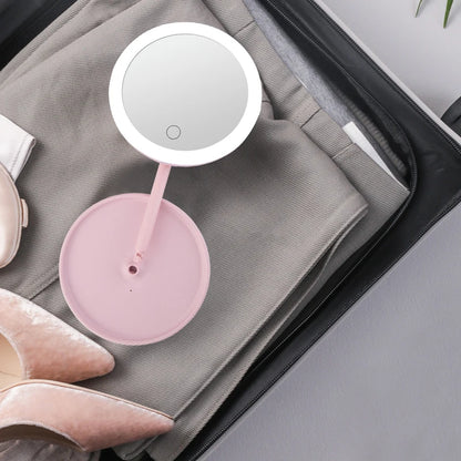 LED cosmetic mirror with dimmable