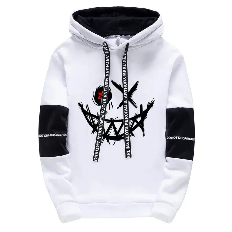 Mens Tracksuit Printed Single Piece Sweatshirts Sweatpants