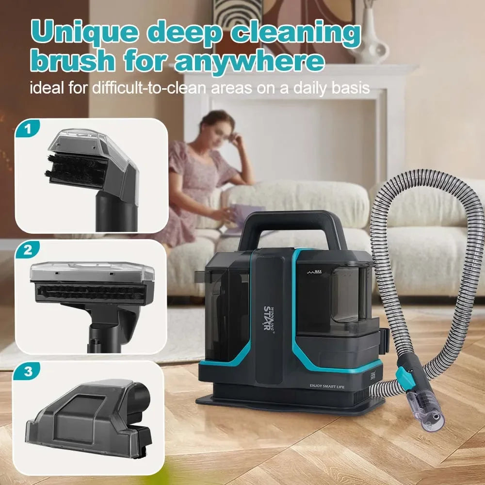 Wet and Dry Vacuum Handheld Portable Corded Sofa Carpet Cleaner