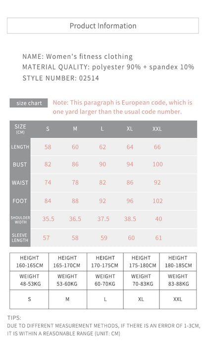 Women's Autumn Winter keep Warm long-sleeved Fitness