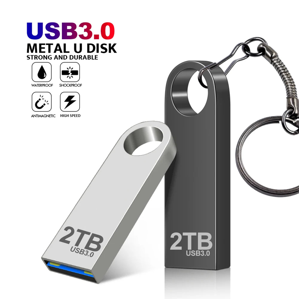 Metal Pen Drive 2TB Cle Usb Flash Drives