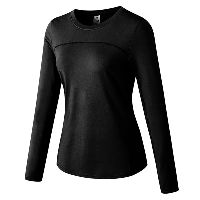 Women's Autumn Winter keep Warm long-sleeved Fitness