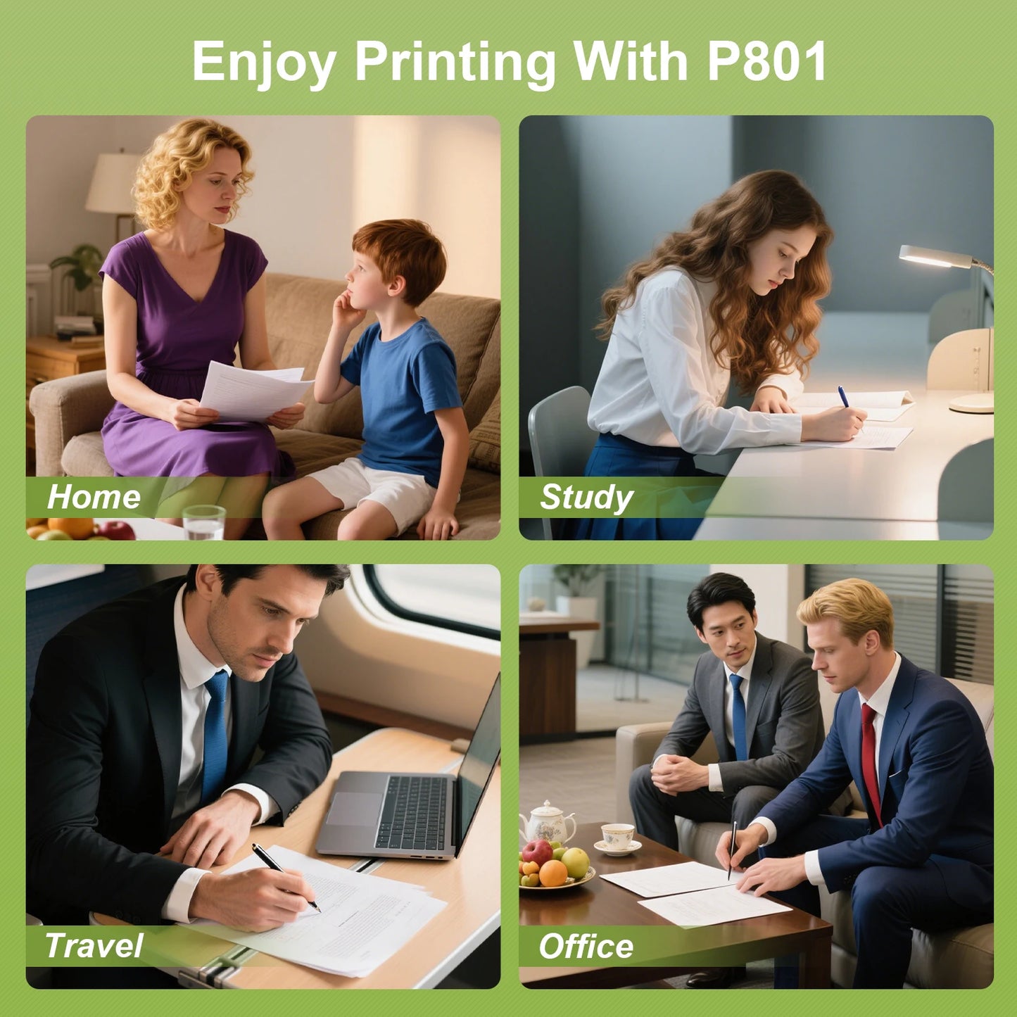 A4 Bluetooth Business Travel  Printer