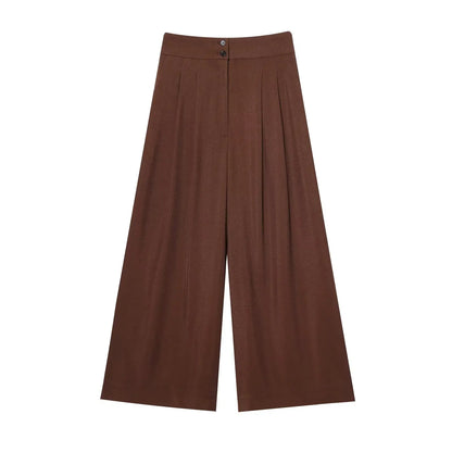 Fashion Women's Trouser Suits Sleeveless V-Neck