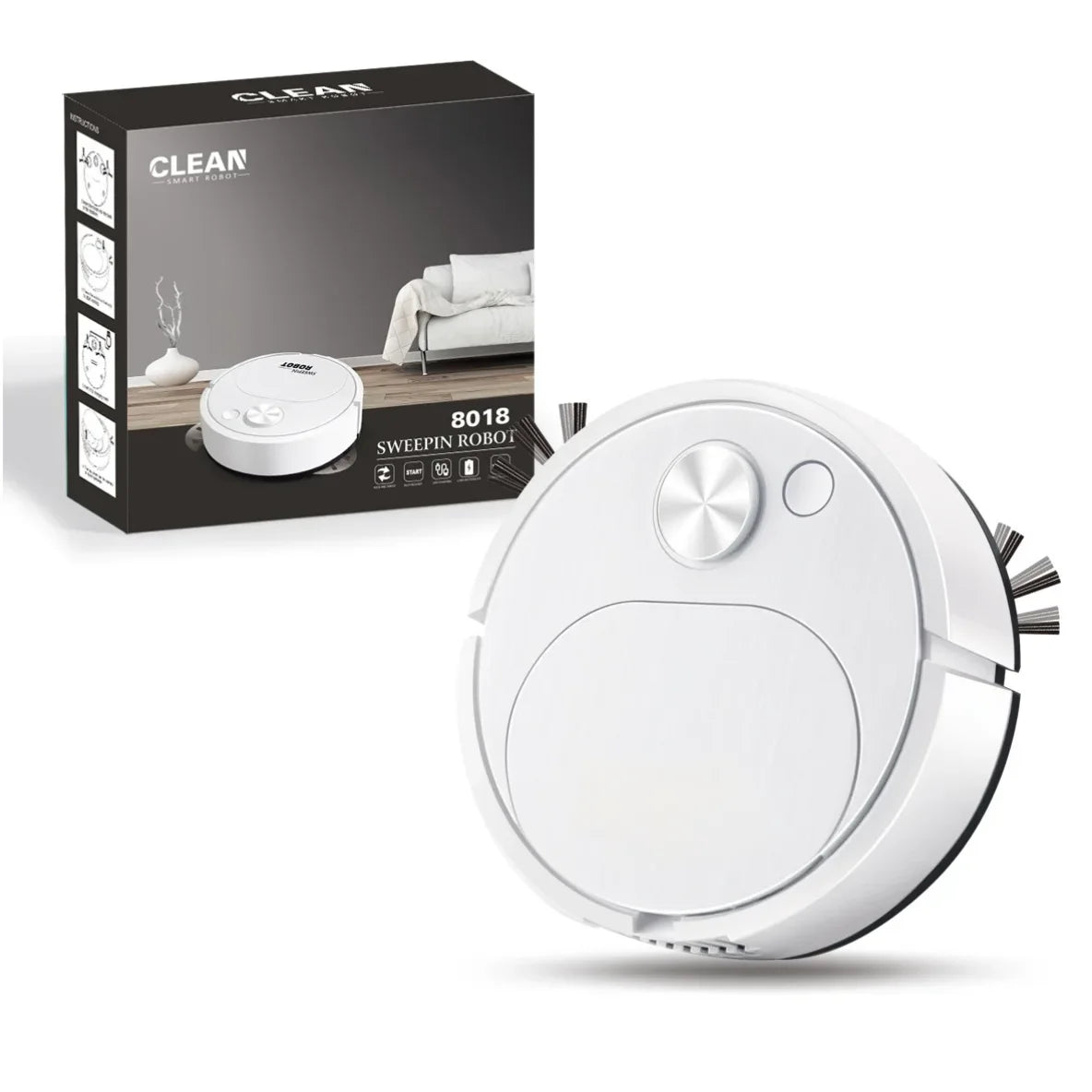 NEW USB Sweeping Robot Vacuum Cleaner Mopping 3 In 1
