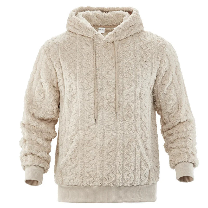 Cross-border loose men's winter retro warm double-sided