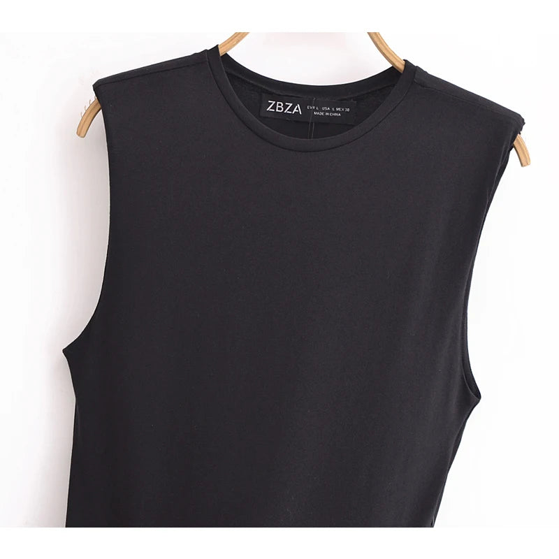 Woman Dresses Belt Pleated Midi Dress Women Sleeveless Summer Dress