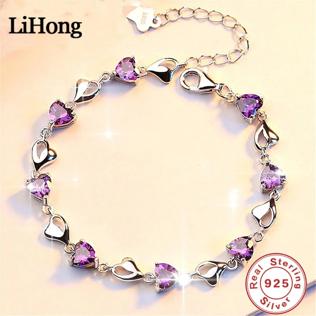 Luxury S925 Sterling Silver Love Bracelet