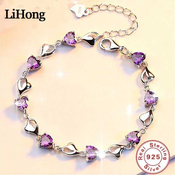 Luxury S925 Sterling Silver Love Bracelet