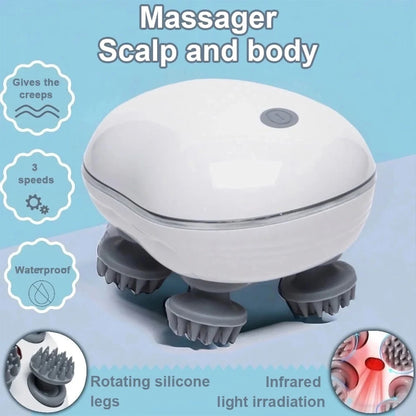 Electric Scalp Massager with Red Light