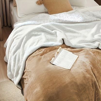 Sherpa Fleece Bed Blanket  Super Soft