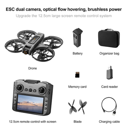 S156 Drone with Screen Brushless Optical Stream Positioning