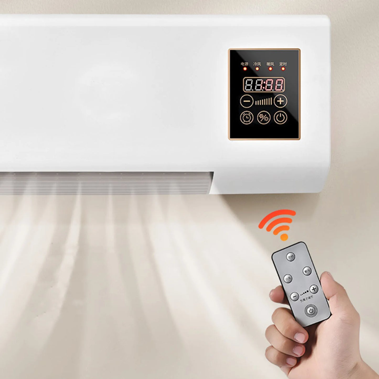 2 in 1 Air Conditioner 1800W Cool Warm Dual