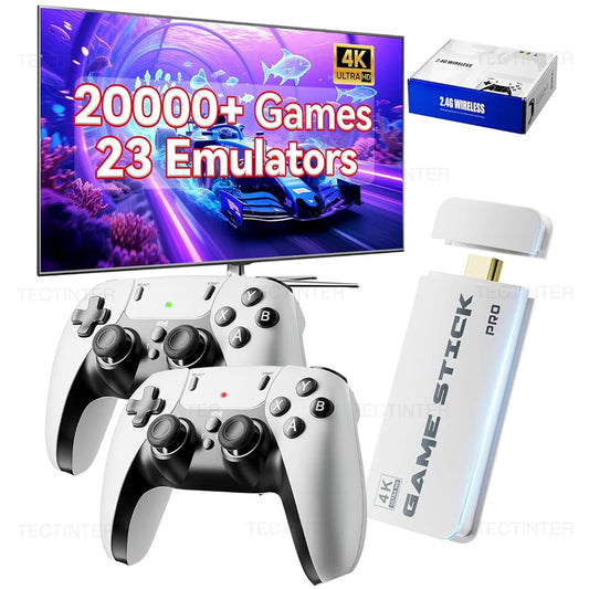 M15 Video Game Console 4K TV Game Stick 64G Built-in 20000 Games