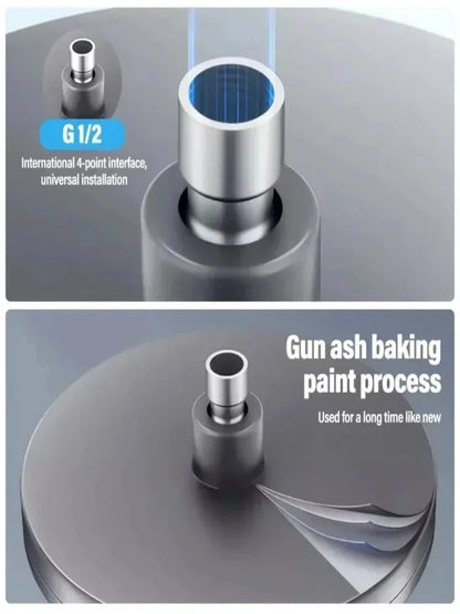 230mm Big Panel Showerhead 6 Mode Supercharge Rainfall Shower