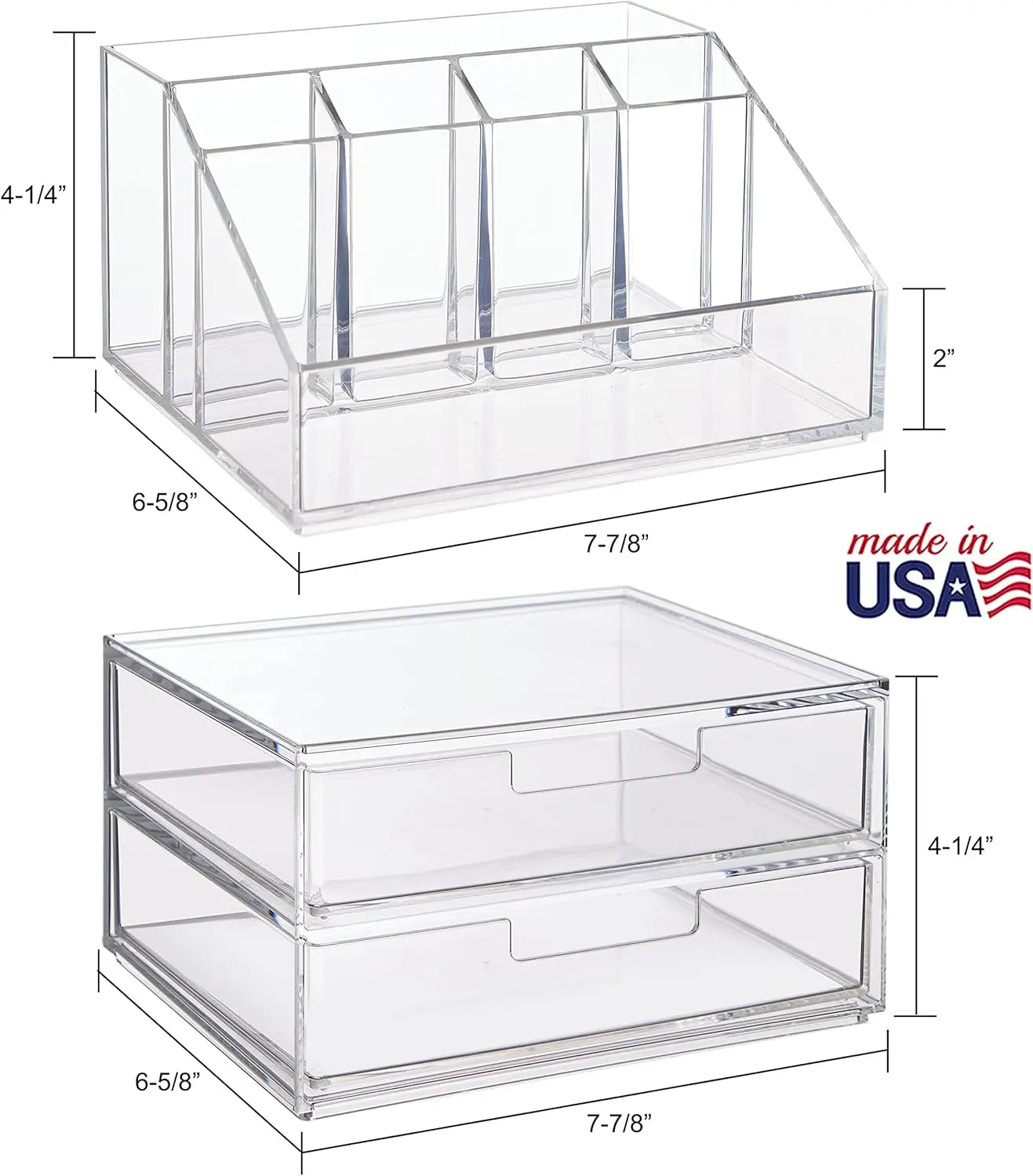 Stackable Makeup Organizer