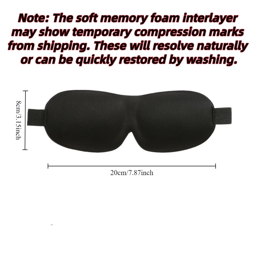 3D Contoured Sleep Mask