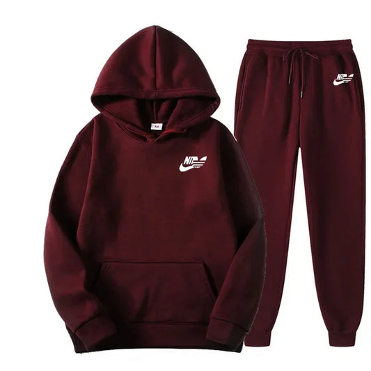 Spring Autumn Men Casual Two Piece Sets Sweatshirts