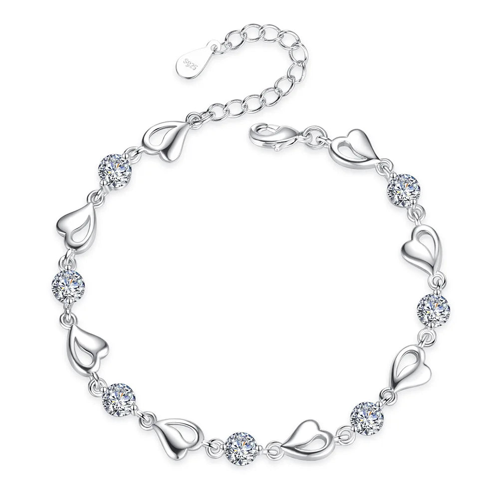 Luxury S925 Sterling Silver Love Bracelet