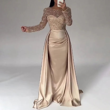 Women's Luxurious Sequins Evening Dress
