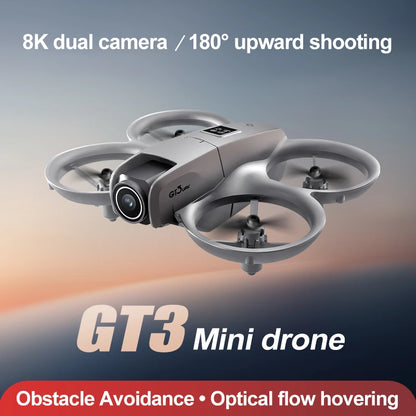 NEW GT3 Mini Foldable Drone With Lights 8k Aerial Photography