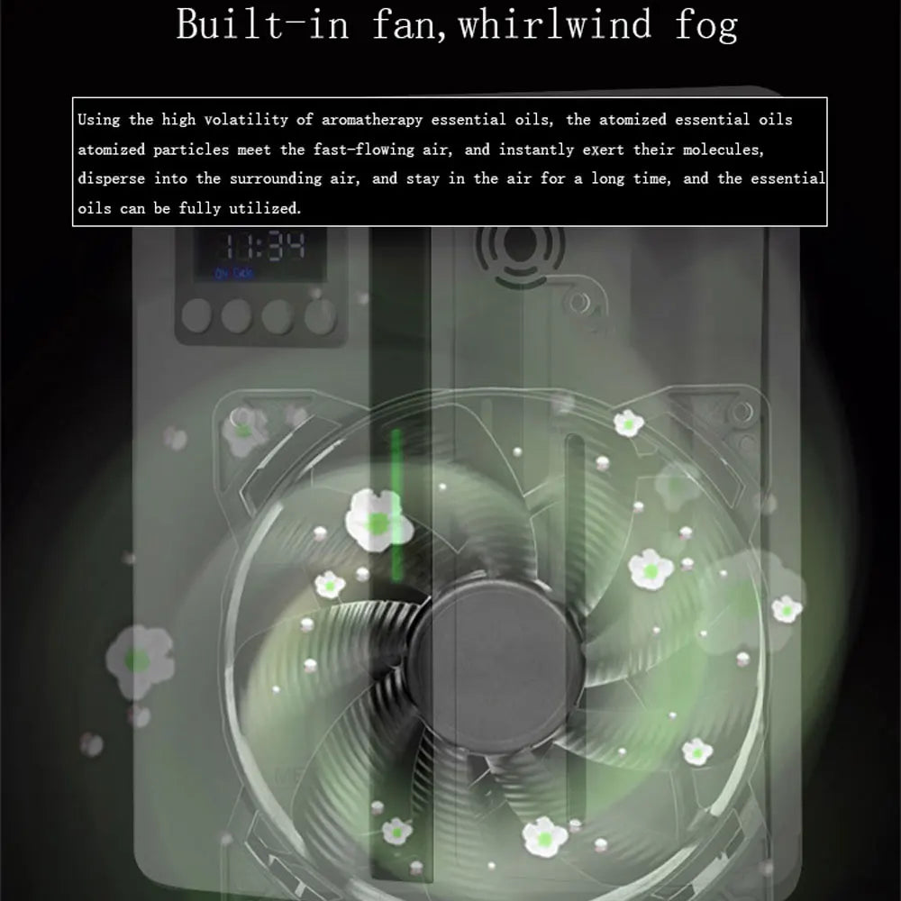 Scent Machine Aroma Diffuser Wall Mounted Hotel 160ML Aroma