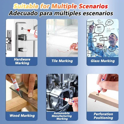 1-40PCS 20mm Deep Hole Long Nib Head Markers