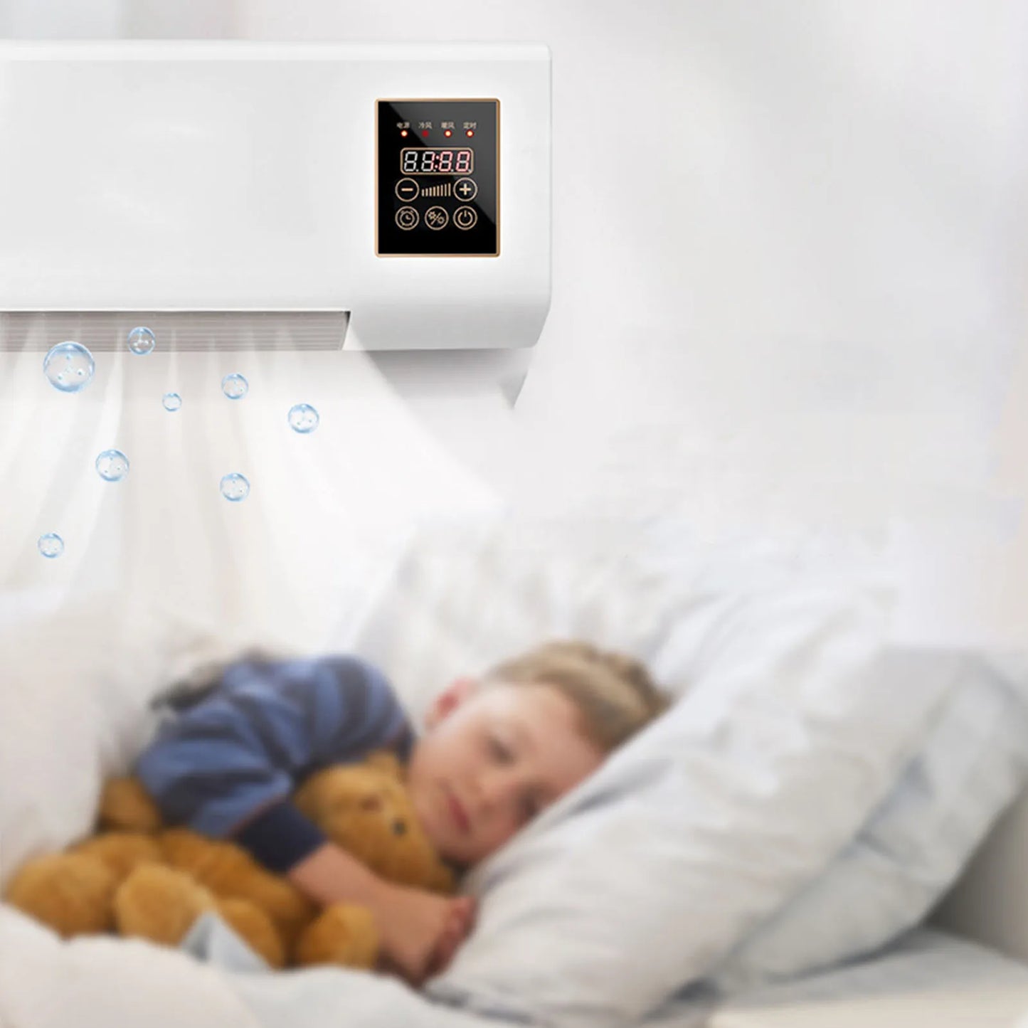 2 in 1 Air Conditioner 1800W Cool Warm Dual