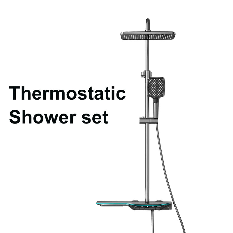 Thermostatic Shower System Intelligent Digital Bathroom Shower