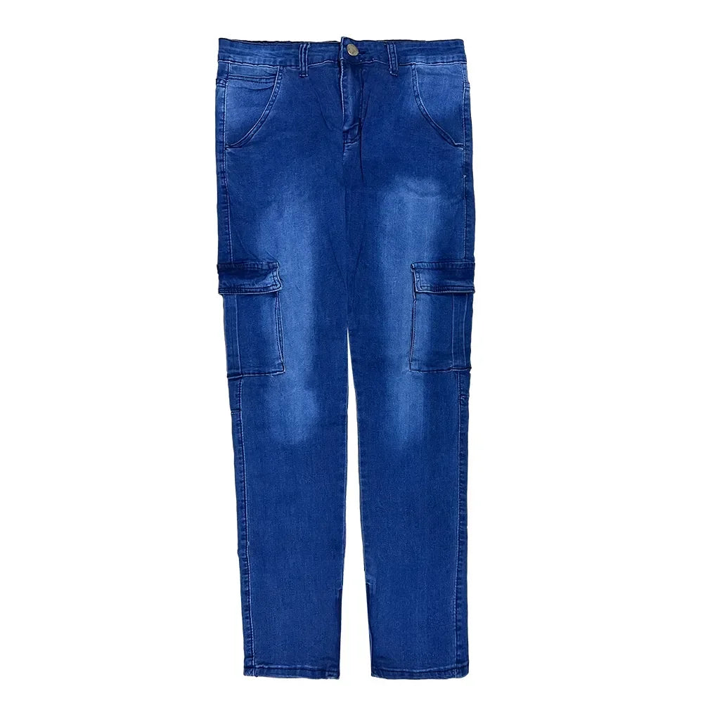 Jeans Men Wide Leg Cargo Pants Streetwear