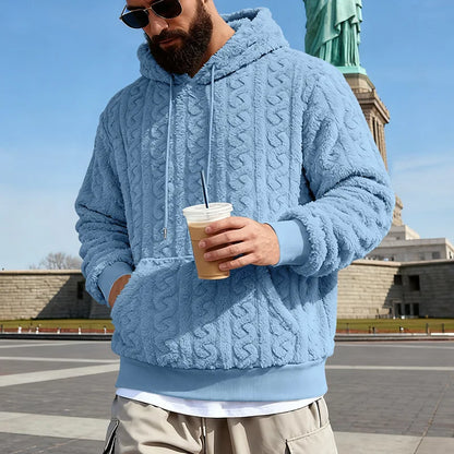 Cross-border loose men's winter retro warm double-sided