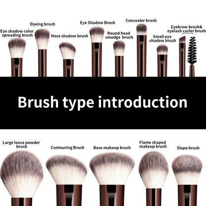 13PCS Makeup Brush Set Foundation Concealer Powder