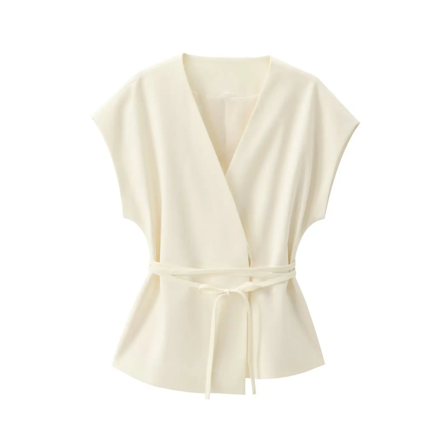 Fashion Women's Trouser Suits Sleeveless V-Neck