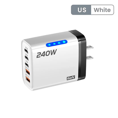 5 Ports USB C PD Charger Quick Charge
