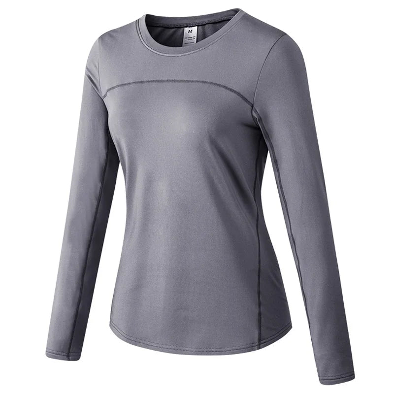 Women's Autumn Winter keep Warm long-sleeved Fitness