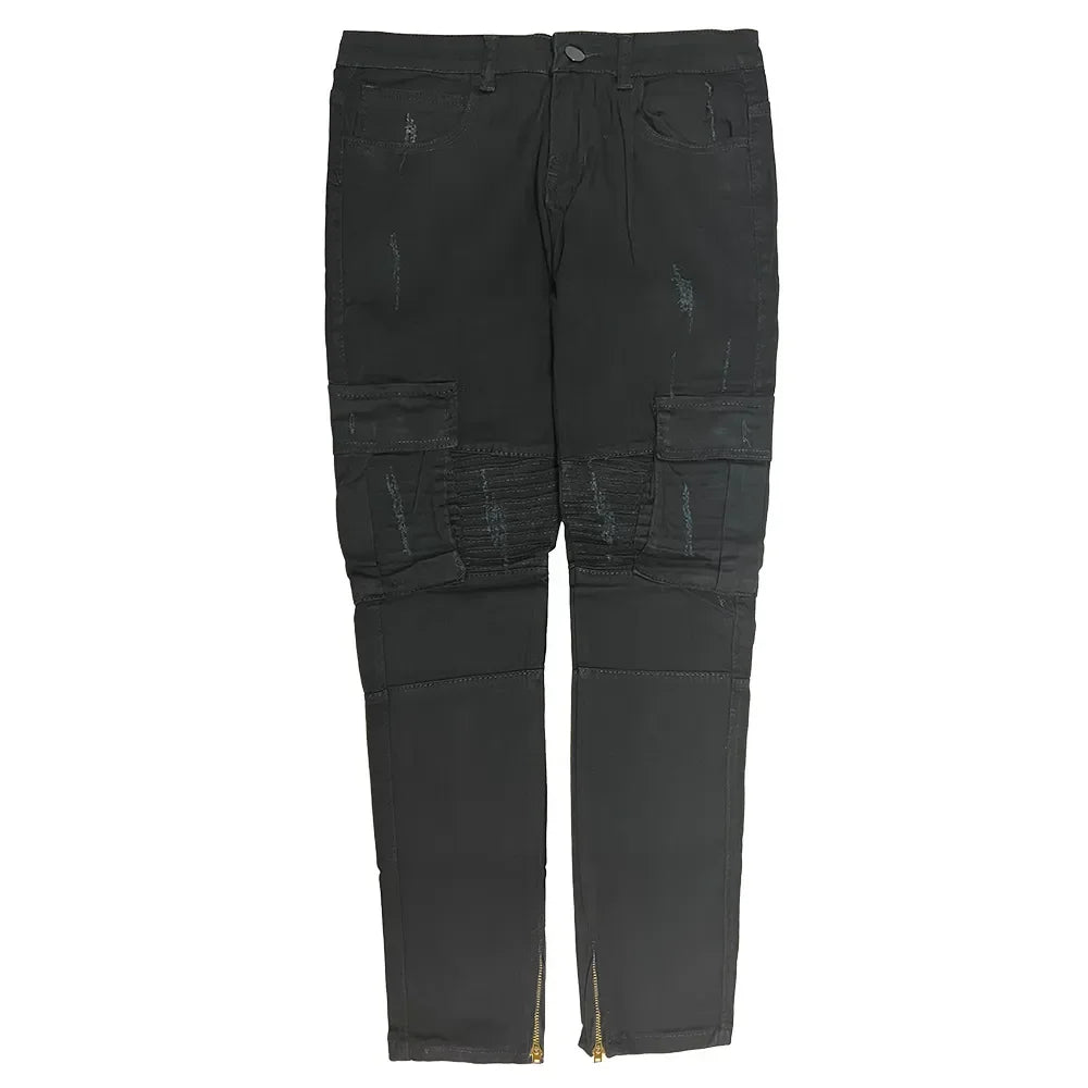 Jeans Men Wide Leg Cargo Pants Streetwear