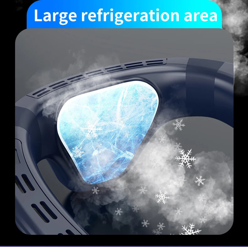 Neck Air Conditioner Cooling  Fan Outdoor Personal Fan Wearable Cooler