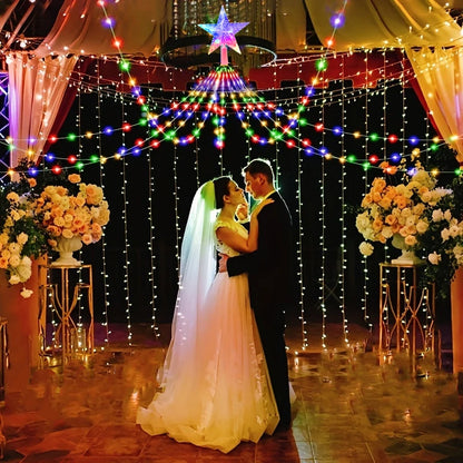 LED Outdoor Christmas Tree Decorations Lights USB 2/3M Waterproof