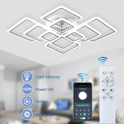 Light LED Ceiling Lamp Ceiling Chandelier