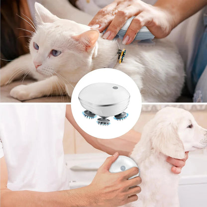 Electric Scalp Massager with Red Light