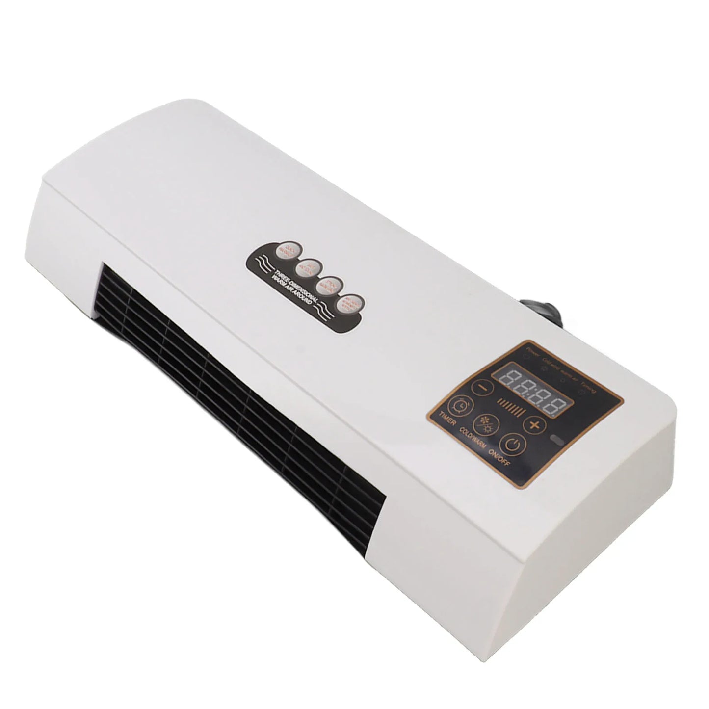 Wall Mounted Air Conditioning Hot Fan 10m Remote Control 1800W Air Conditioner Heater for Bedroom