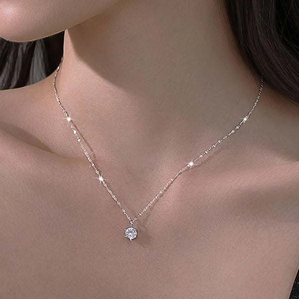 Hot 925 Sterling Silver Plated Necklace